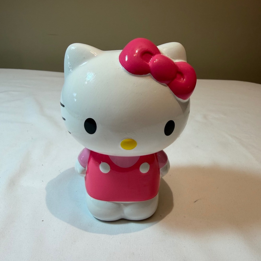Sanrio Hello Kitty Ceramic Pencil Cup Holder Pink Bow Desk Organizer Jay Franco